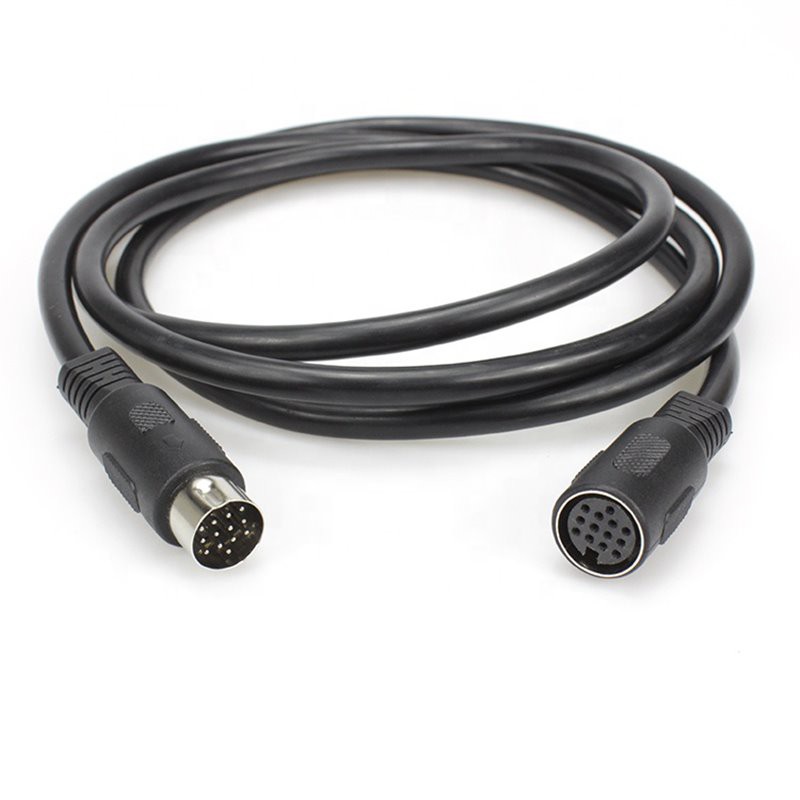 13 Pin DIN Male To Din 13 Pin Female Midi Cable