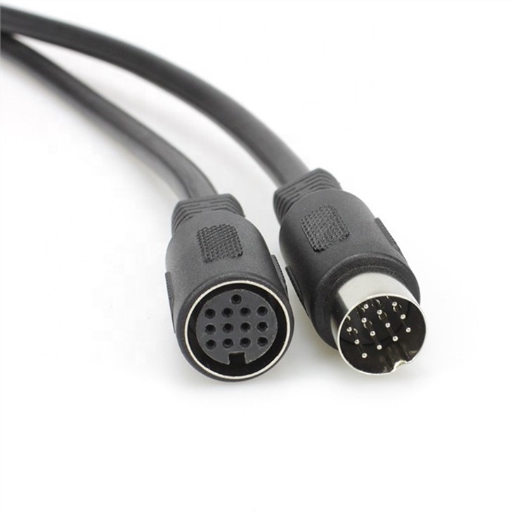 Din 13 pin male to female Control Cable