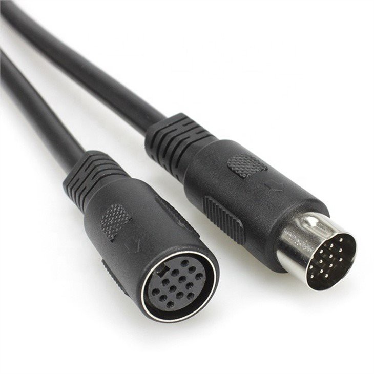 13Pin Din CD Changer to Head Unit Extension Cable