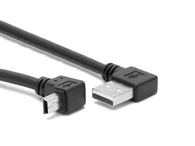 Левый угол USB2.0 типа A мужчин и мини-USB B мужского пола под углом 90 градусов 5 контактный данных кабель 480Mbps