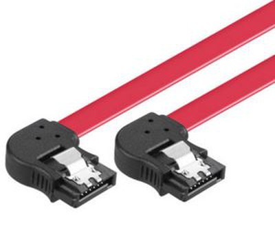 Жесткие диски Кабель SATA Socket 7 Pin Левый к левому угловому кабелю